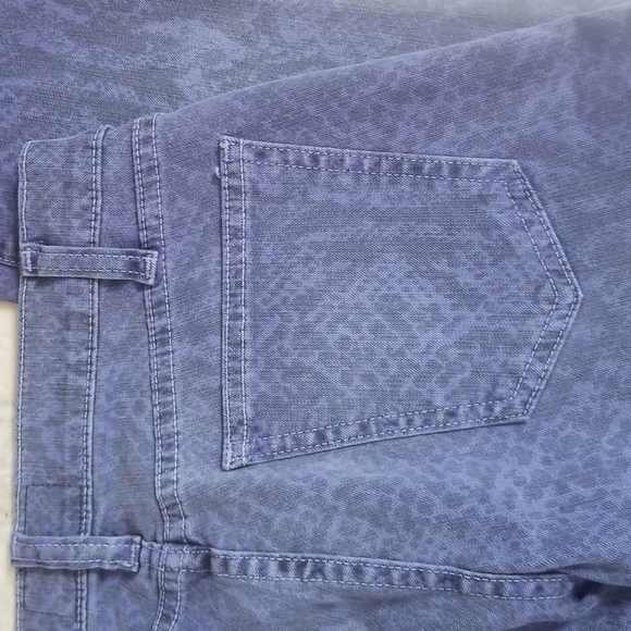 CURRENT/ELLIOT the ankle skinny blue ribbon Size: XS | US 24 animal print cotton - Picture 7 of 16